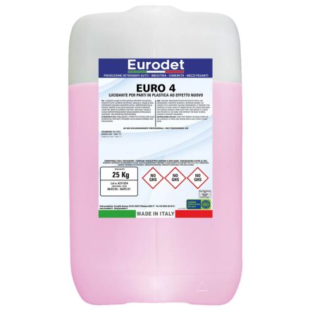 EURO 4 – Műanyagápoló műszerfal és egyéb műanyag felületre 10 kg